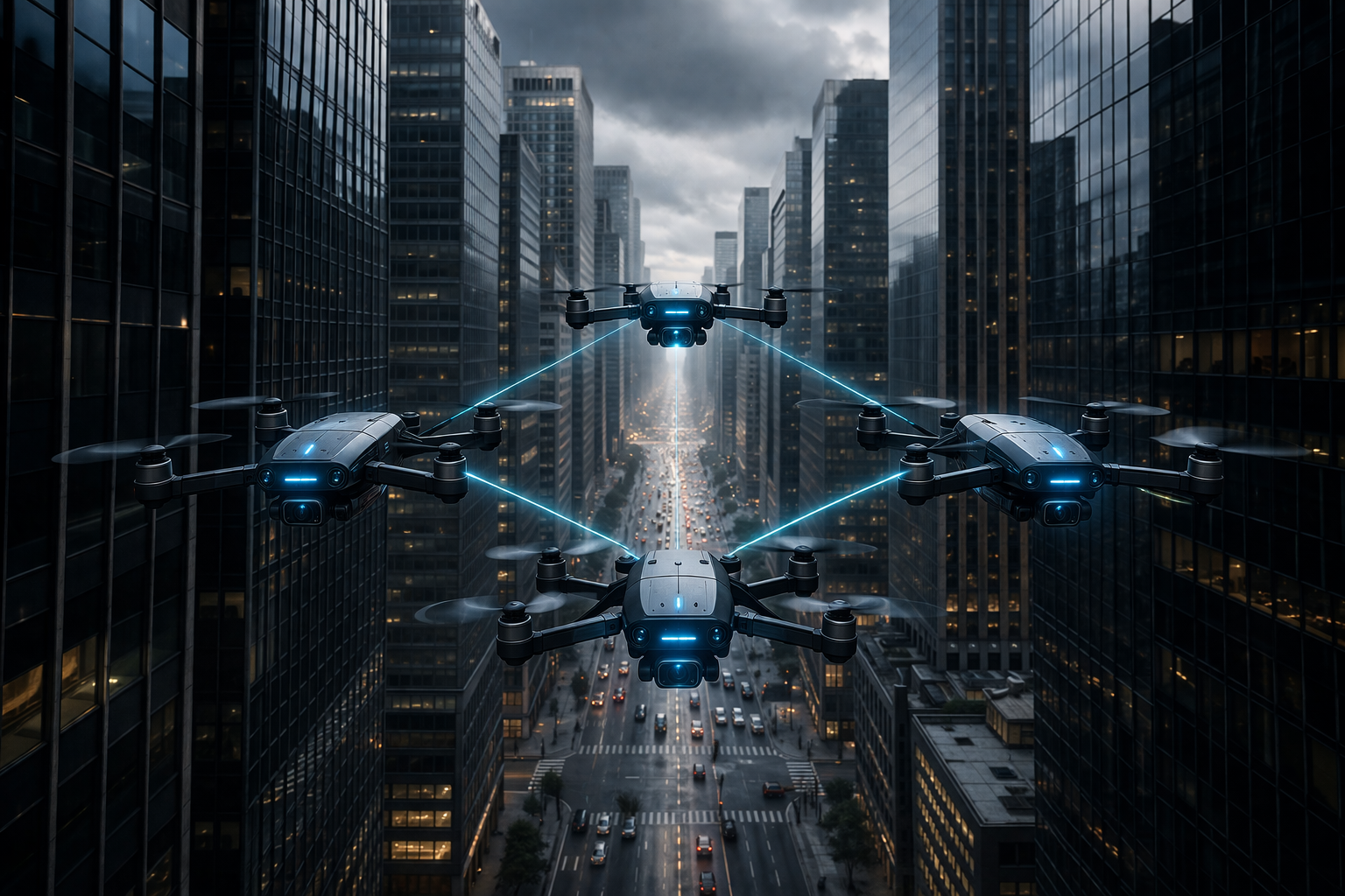 How We Built an Autonomous Drone Swarm That Works Without GPS